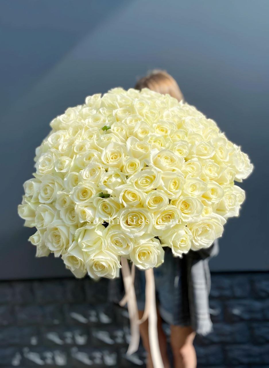 Букеты из белой розы