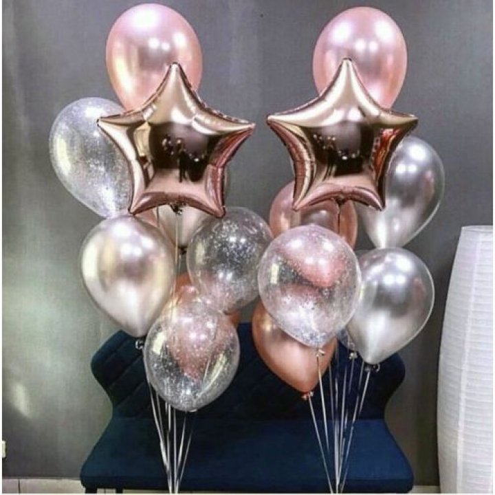 Фонтаны шаров "Дубль старт" в Нижнекамске