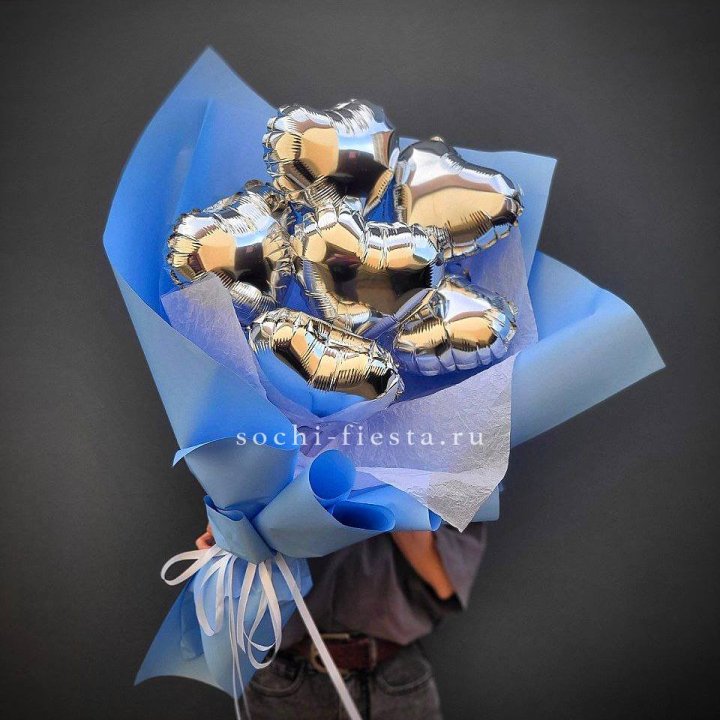 Букет из шаров сердец  №2 в Нижнекамске