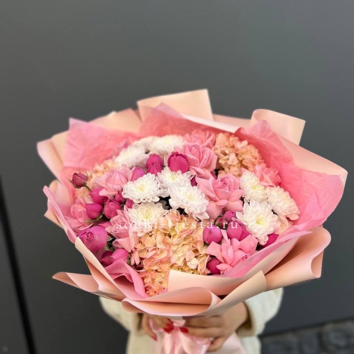 Букет "Нежное послание" в Нижнекамске