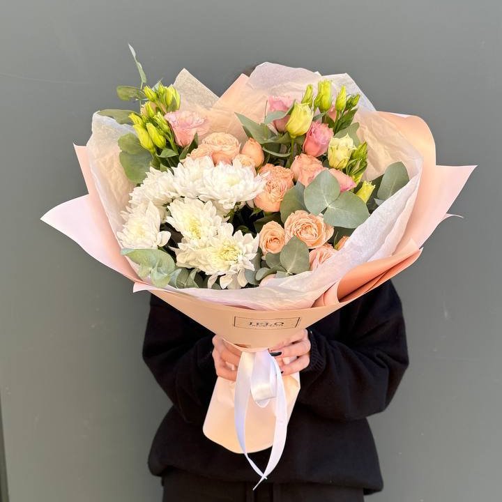 Букет "Персиковая нежность" в Нижнекамске