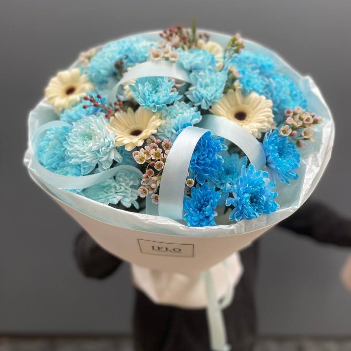 Букет "Голубые дали" с доставкой в Нижнекамске