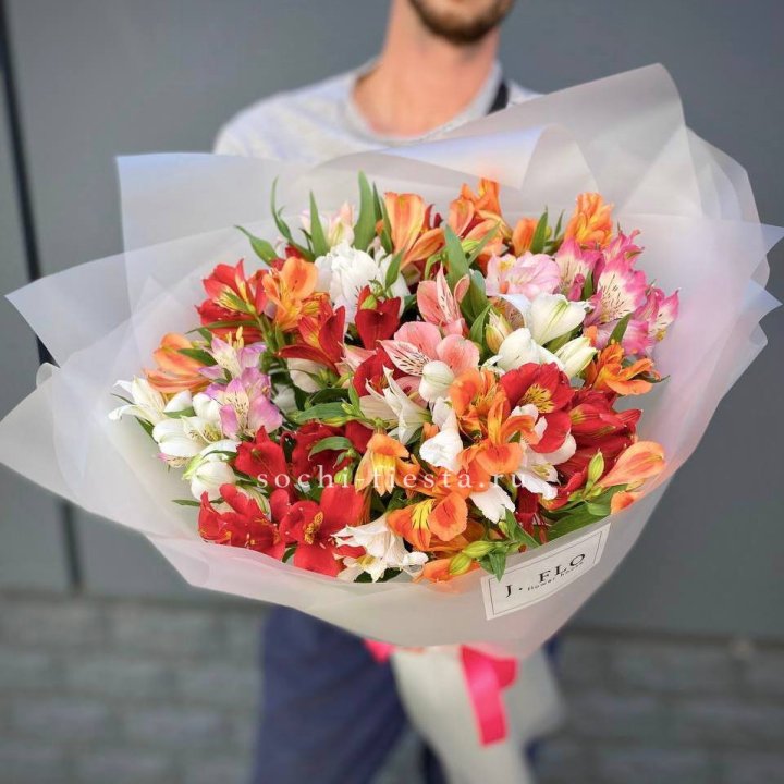 Микс альстромерий №5 в Нижнекамске