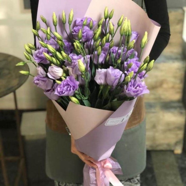 Букет эустом "Лило" в Нижнекамске