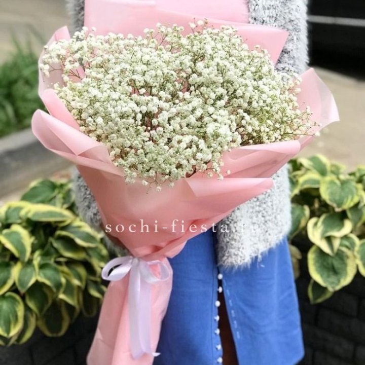 Белоснежные гипсофилы в Нижнекамске