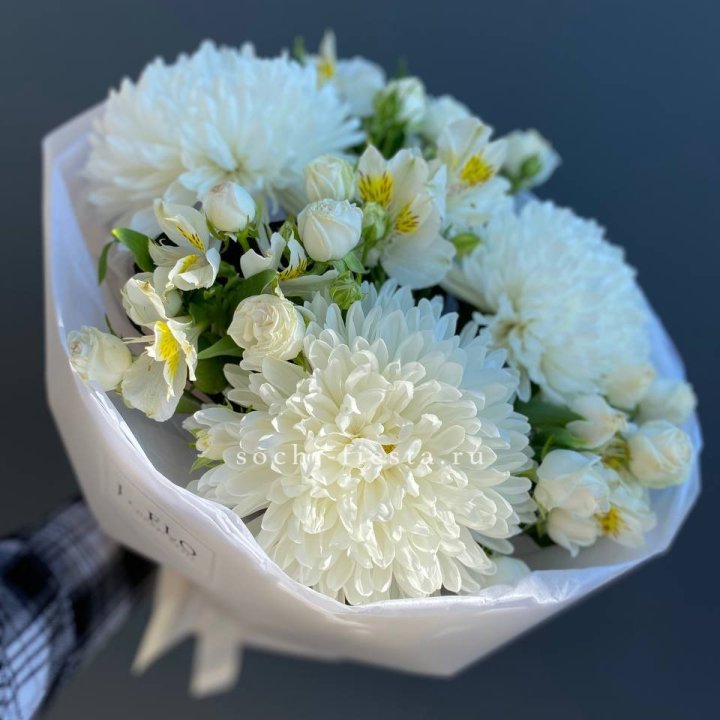 Букет из хризантем "Миранда" в Нижнекамске