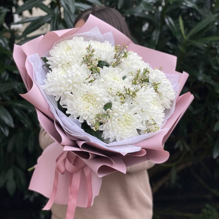 Букет хризантем №1 в Нижнекамске