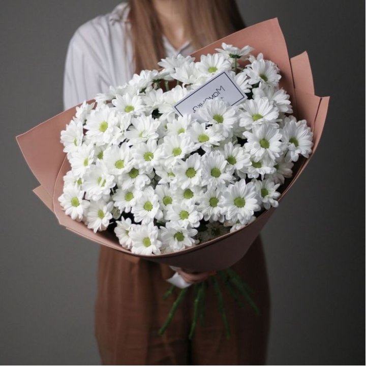 Хризантемы в крафте в Нижнекамске