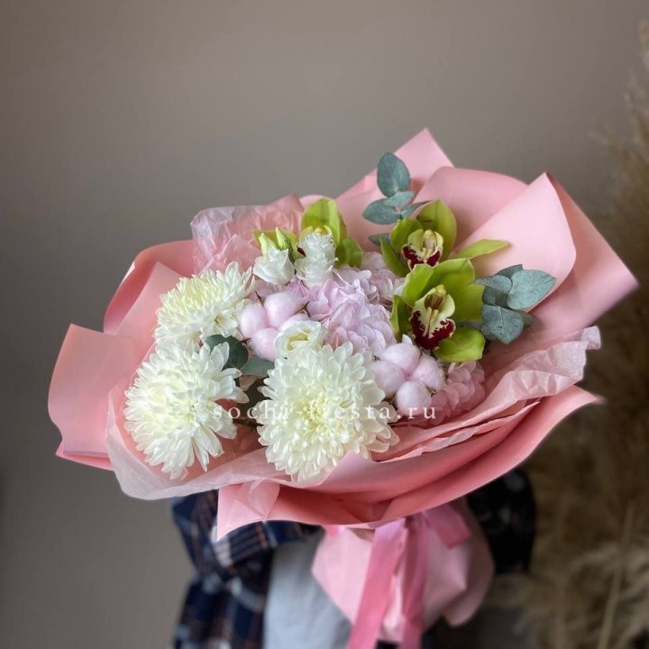  Букет с орхидеями "Вита" в Нижнекамске