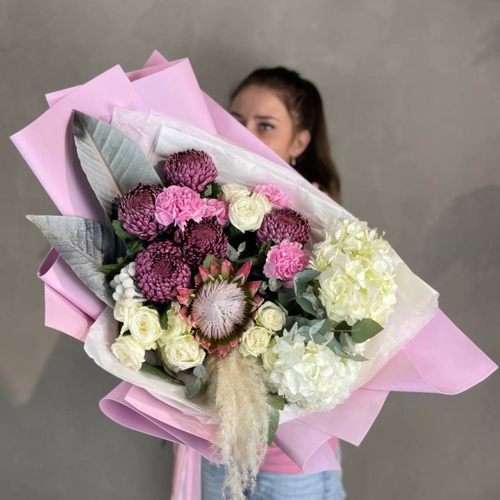 Дизайнерский букет №17 в Нижнекамске