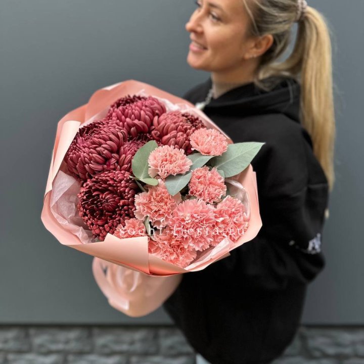 Дуо диантусы и бигуди в Нижнекамске