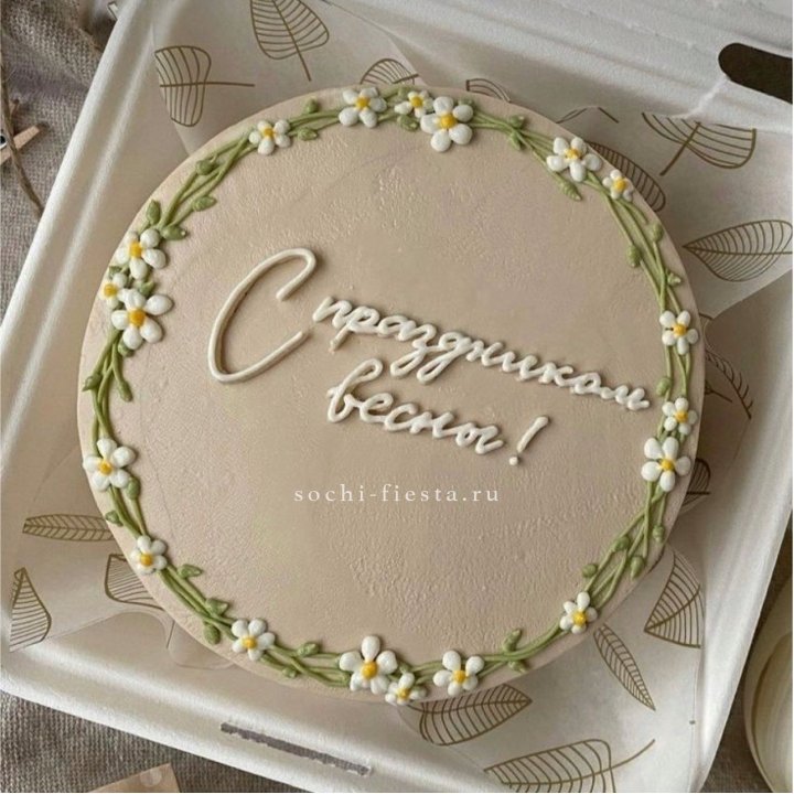 Бенто-торт "C праздником весны!"  в Нижнекамске