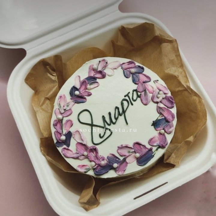 Бенто-торт "8 марта цветы"  в Нижнекамске