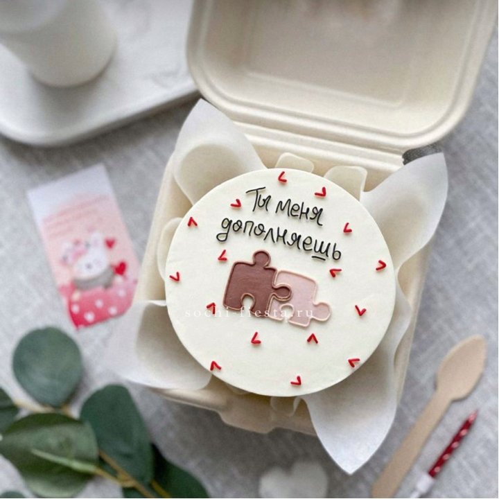 Бенто-торт "ТЫ меня дополняешь"  в Нижнекамске