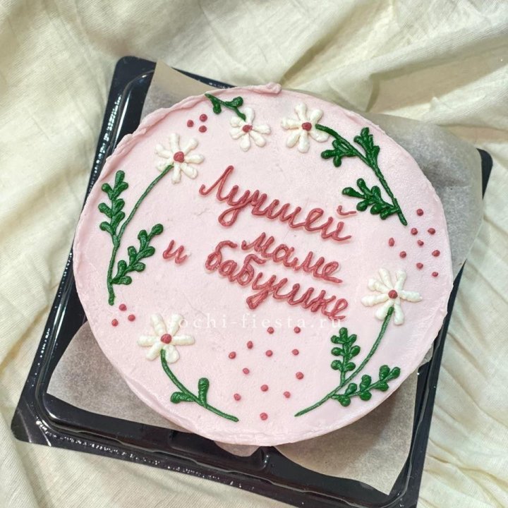 Бенто-торт "Лучшей маме и бабушке"  в Нижнекамске