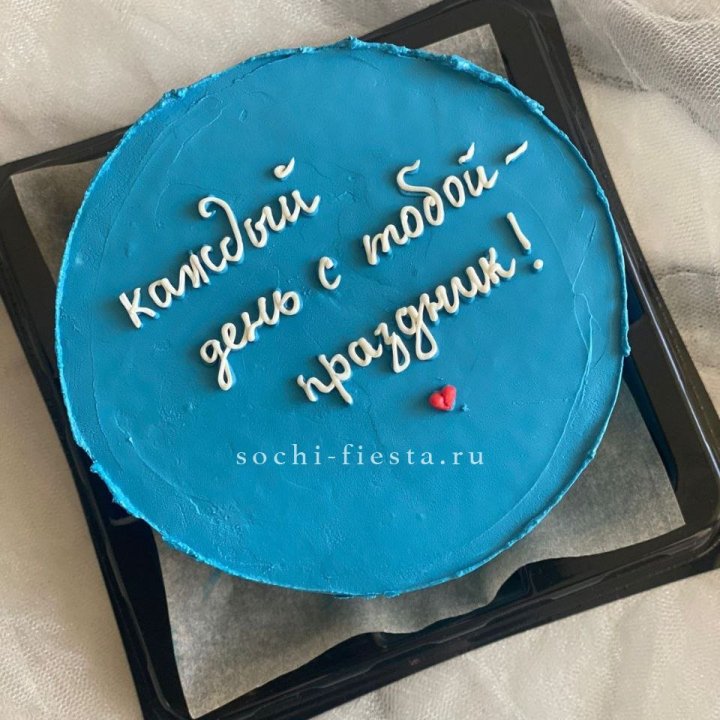 Бенто-торт "Каждый день с тобой праздник"  в Нижнекамске