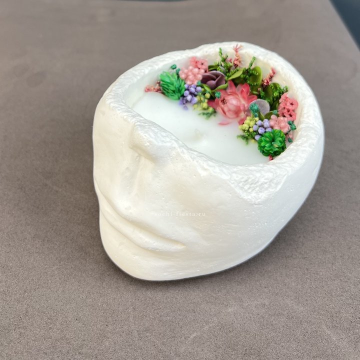 Свеча ароматическая в гипсе  в Нижнекамске