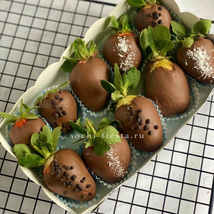 Клубника в шоколаде 10 ягод в Нижнекамске
