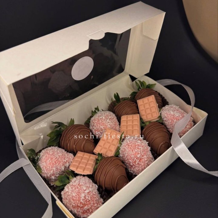 Клубника в шоколаде 10 ягод №2 в Нижнекамске