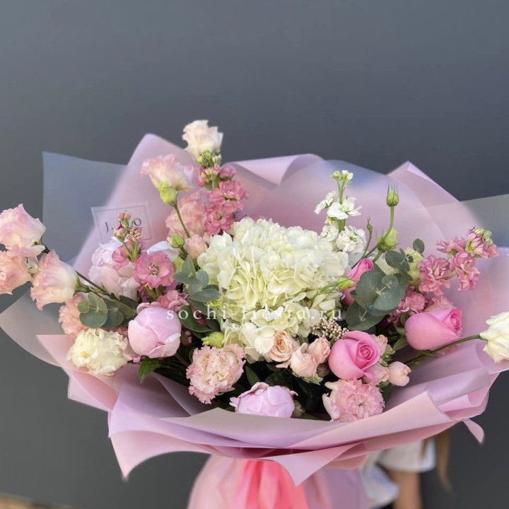 Дизайнерский букет "Фламинго" в Нижнекамске