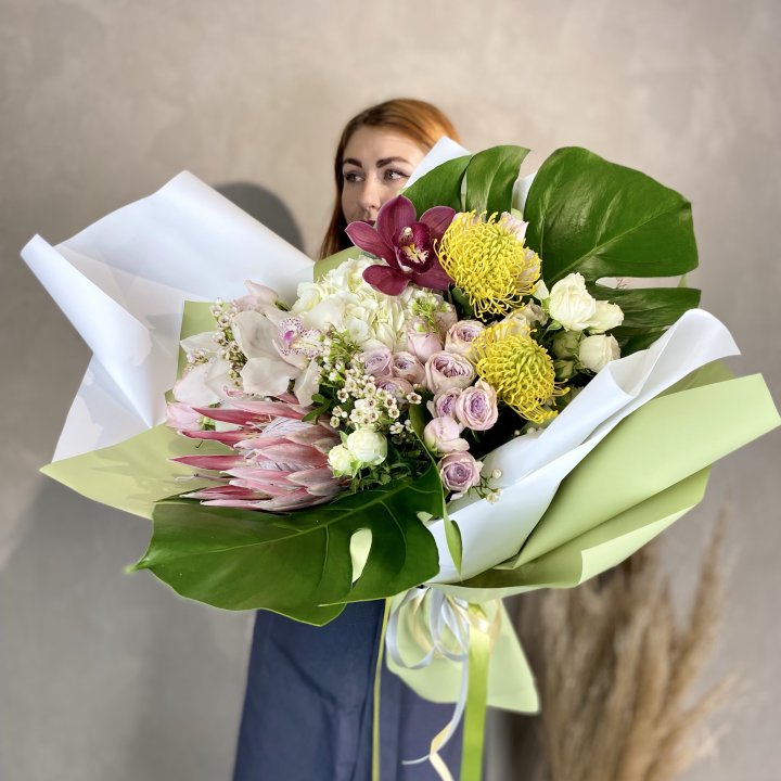 Дизайнерский букет экзотики в Нижнекамске