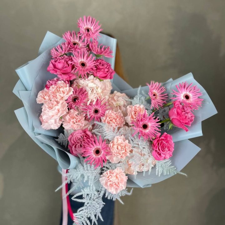 Дизайнерский букет "Свит хаер" в Нижнекамске