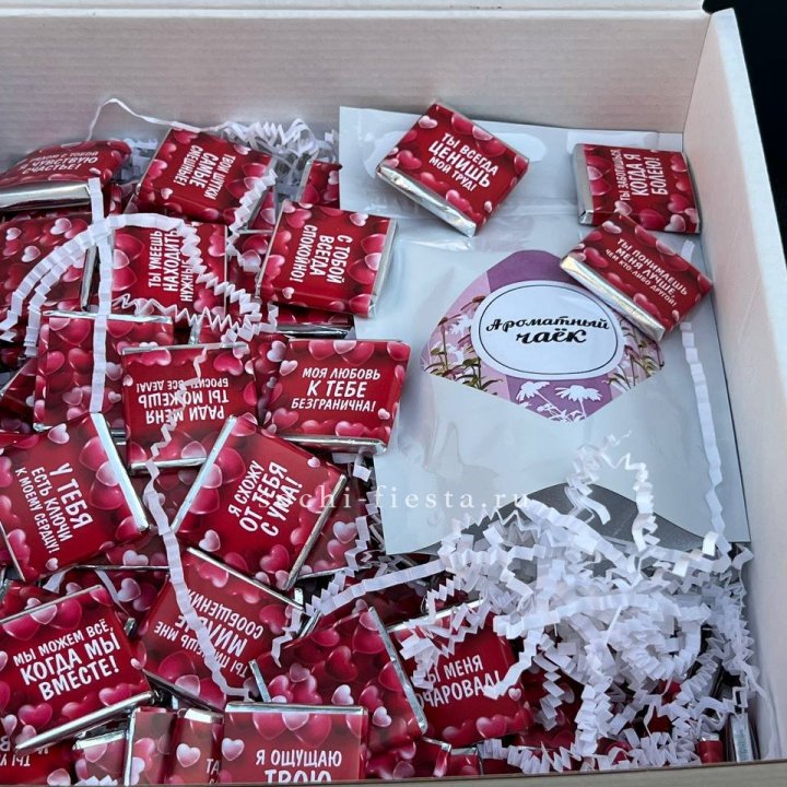 Набор Шоколад и Чай "101 причина любви" в Нижнекамске