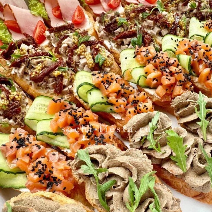 Брускетта "4 вкуса иксель" в Нижнекамске