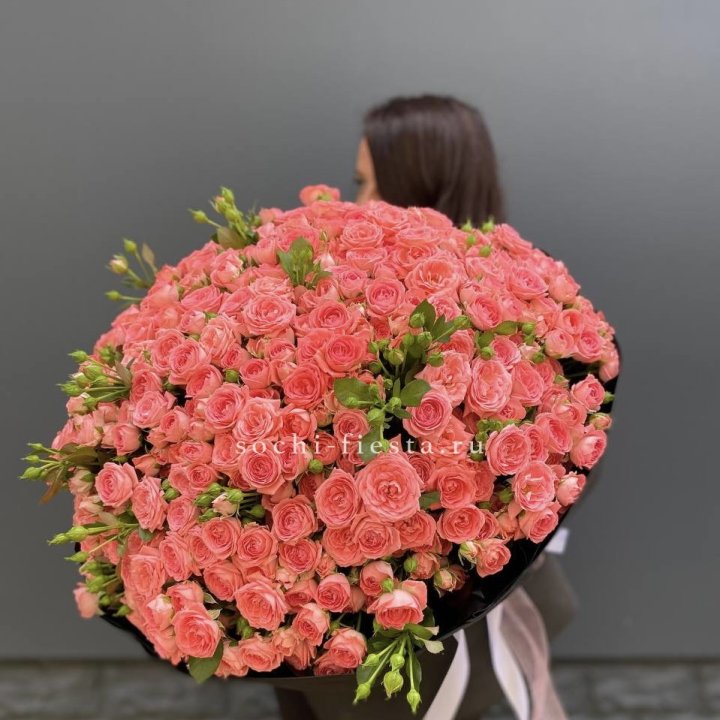 101 кустовая роза Барбадос в Нижнекамске