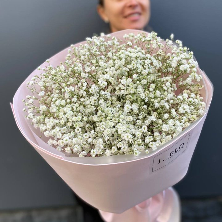 11 белых гипсофил в фоамиране в Нижнекамске