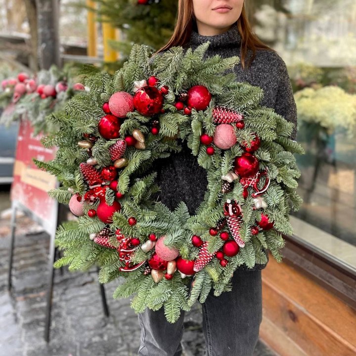 Рождественский венок  в Нижнекамске