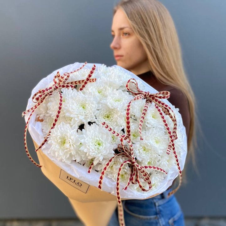 Букет "Хризантемы с любовью" в Нижнекамске