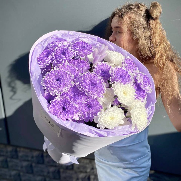  Букет хризантем "Сирена" в Нижнекамске