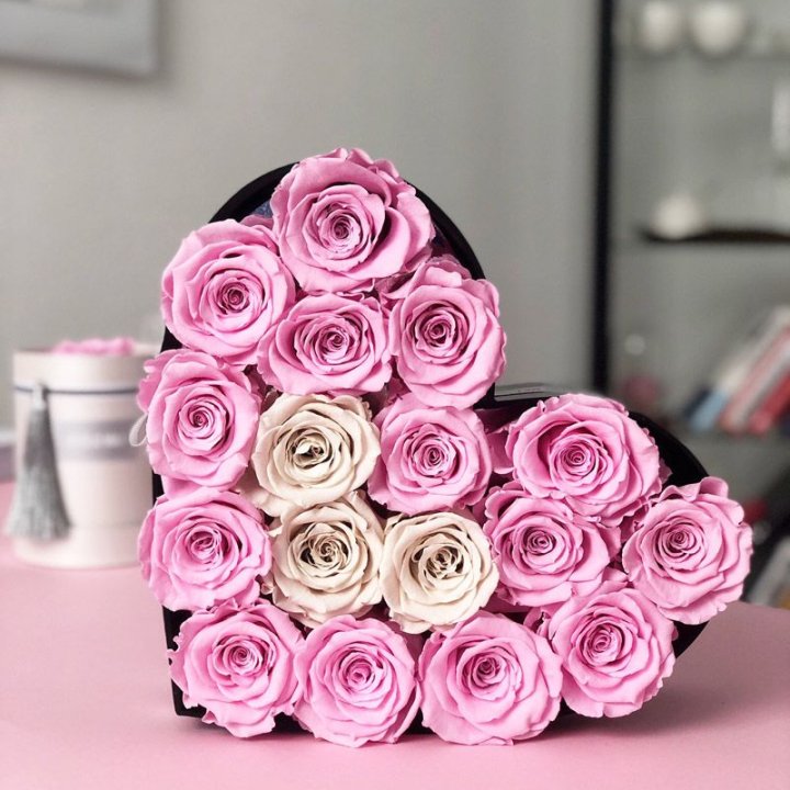 Сердце из роз в Нижнекамске