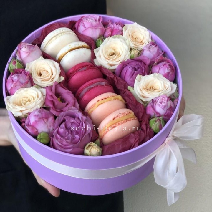 Цветочный бокс "Лаванди" в Нижнекамске