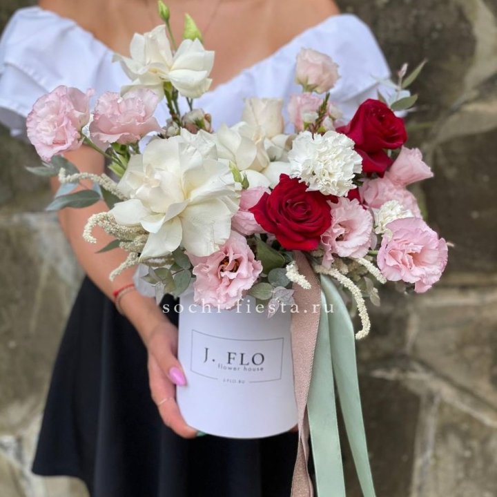 Цветочный бокс Mini №3 в Нижнекамске