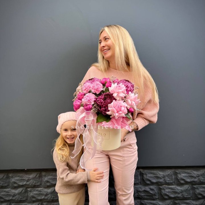 Цветочный бокс "Альба" в Нижнекамске