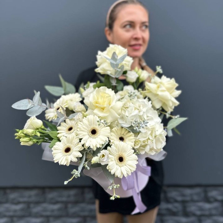 Цветочный бокс "Лавандовый сон" в Нижнекамске