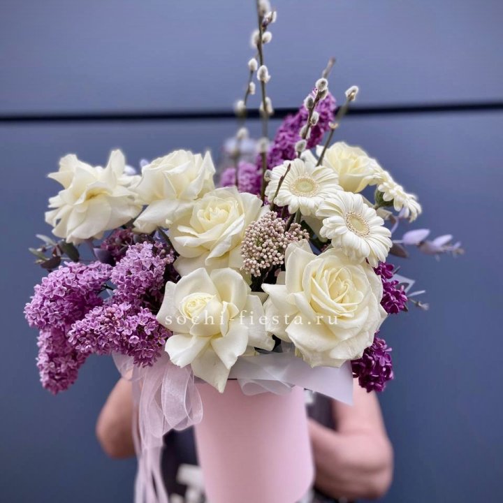 Цветочный бокс "Светлое Воскресенье" в Нижнекамске