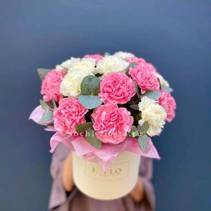 Диантусы в цилиндре в Нижнекамске