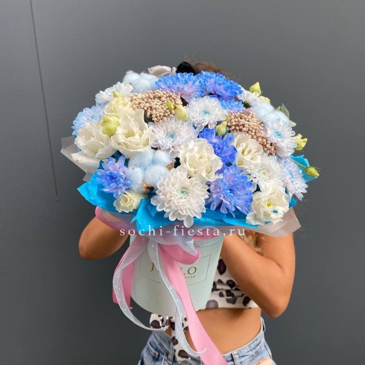 Коробка цветов  " Облако" в Нижнекамске