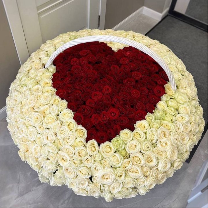 501 роза сердце в Нижнекамске