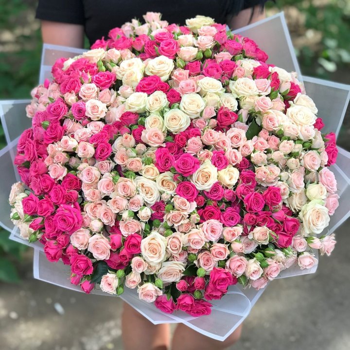 101 кустовая роза в Нижнекамске