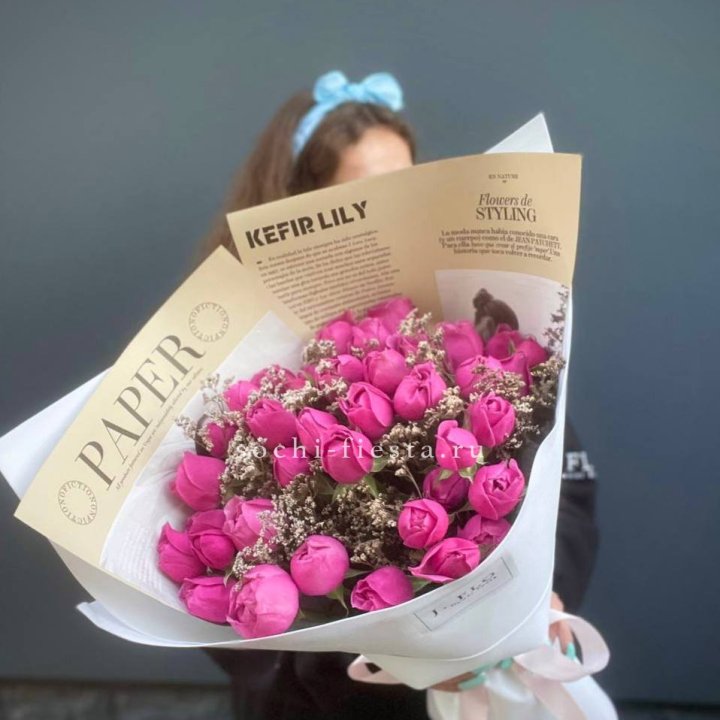 Пионовидные розы баблс №3 с доставкой в Нижнекамске