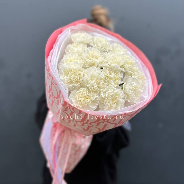 Белые диантусы №2 в Нижнекамске