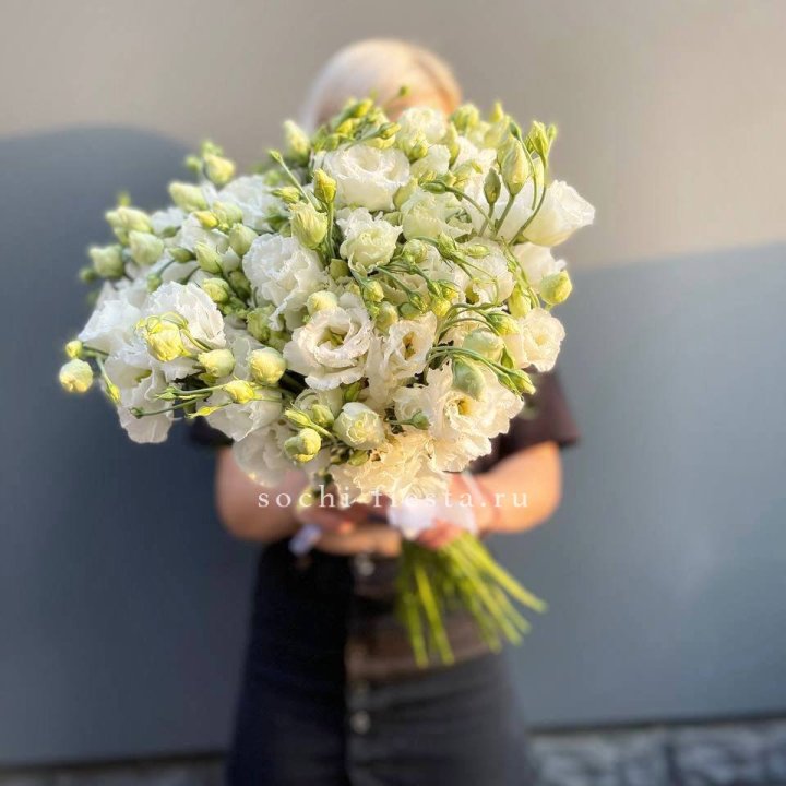 Букет эустом под ленту  в Нижнекамске