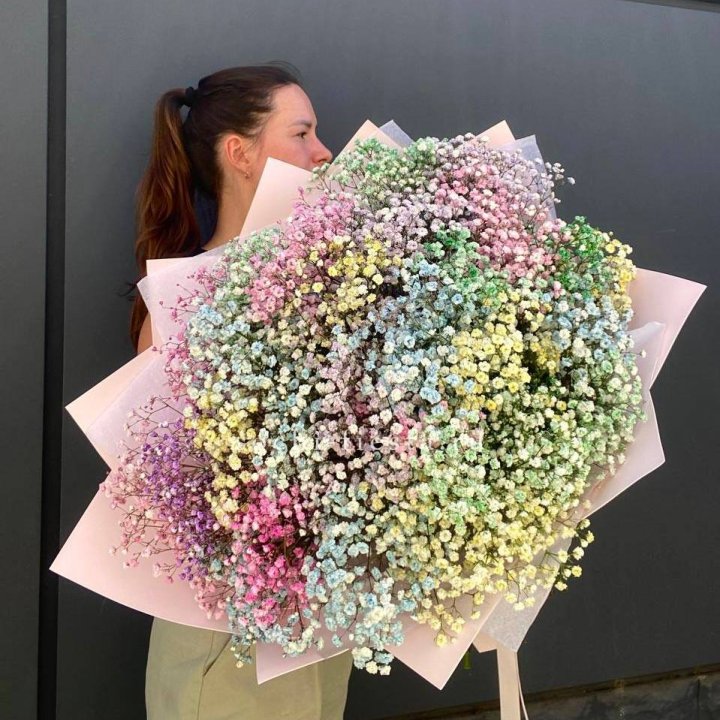 Пышный букет из гипсофил  в Нижнекамске