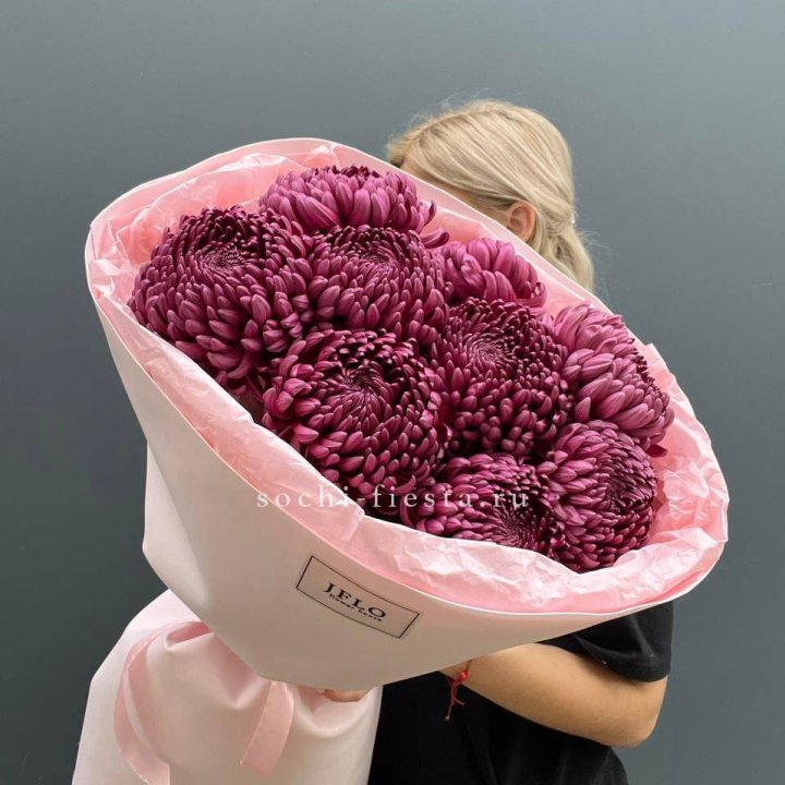 9 хризантем бигуди в Нижнекамске