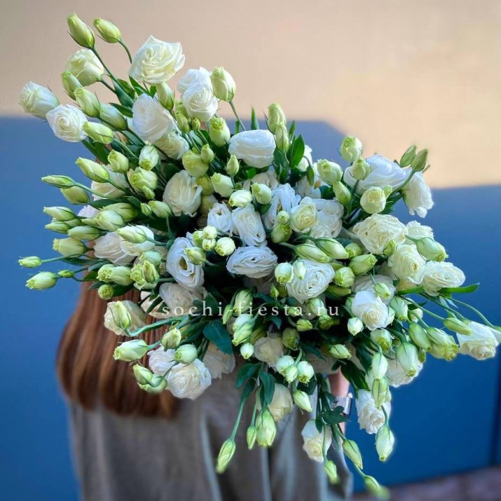 Охапка эустомы в Нижнекамске