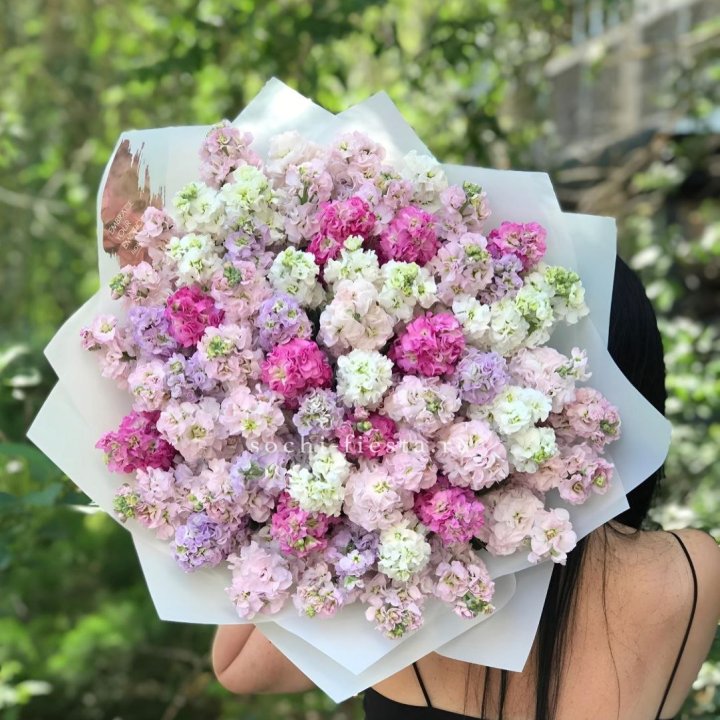 Букет ароматной маттиоллы №3 в Нижнекамске